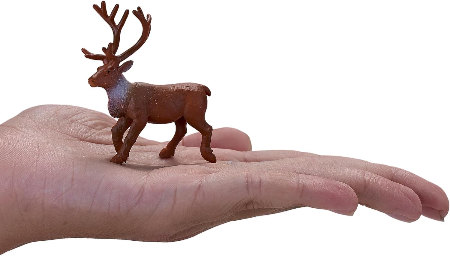 MOJO – Woodland Figure Mini Worlds Tube 12pc Deer, Eagle, Badger, Boar, Mouse, Wolf, Fox, Owl | Hand-Painted Toy Figure | Woodland Collection | True to Life & Highly Detailed | Designed in UK