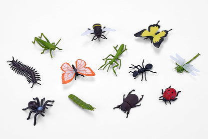 Mojo Wildlife Mini Insects and Spiders, 12dlg. 380058