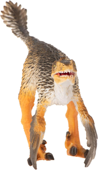 MOJO – Troodon with Articulated Jaw | Hand-Painted Toy Figure | Prehistoric Dinosaurs Collection | True to Life & Highly Detailed | Designed in UK