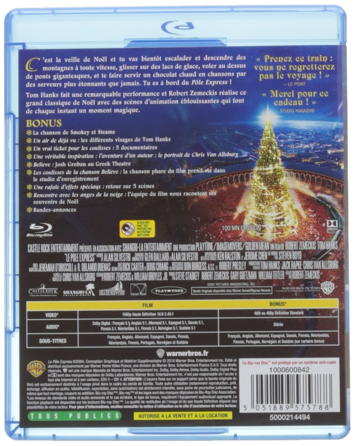 Le Pole Express/Blu-Ray