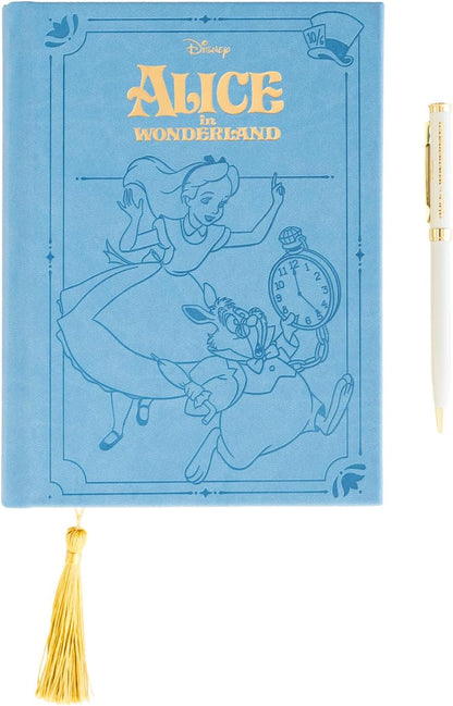 Grupo Erik Set Quaderno e Penna Alice nel Paese delle Meraviglie | Set Regalo Disney Quaderno A5 + Penna personalizzati, Copertina rigida, 400 pagine 100 g/m², Qualità Premium, Cancelleria Disney