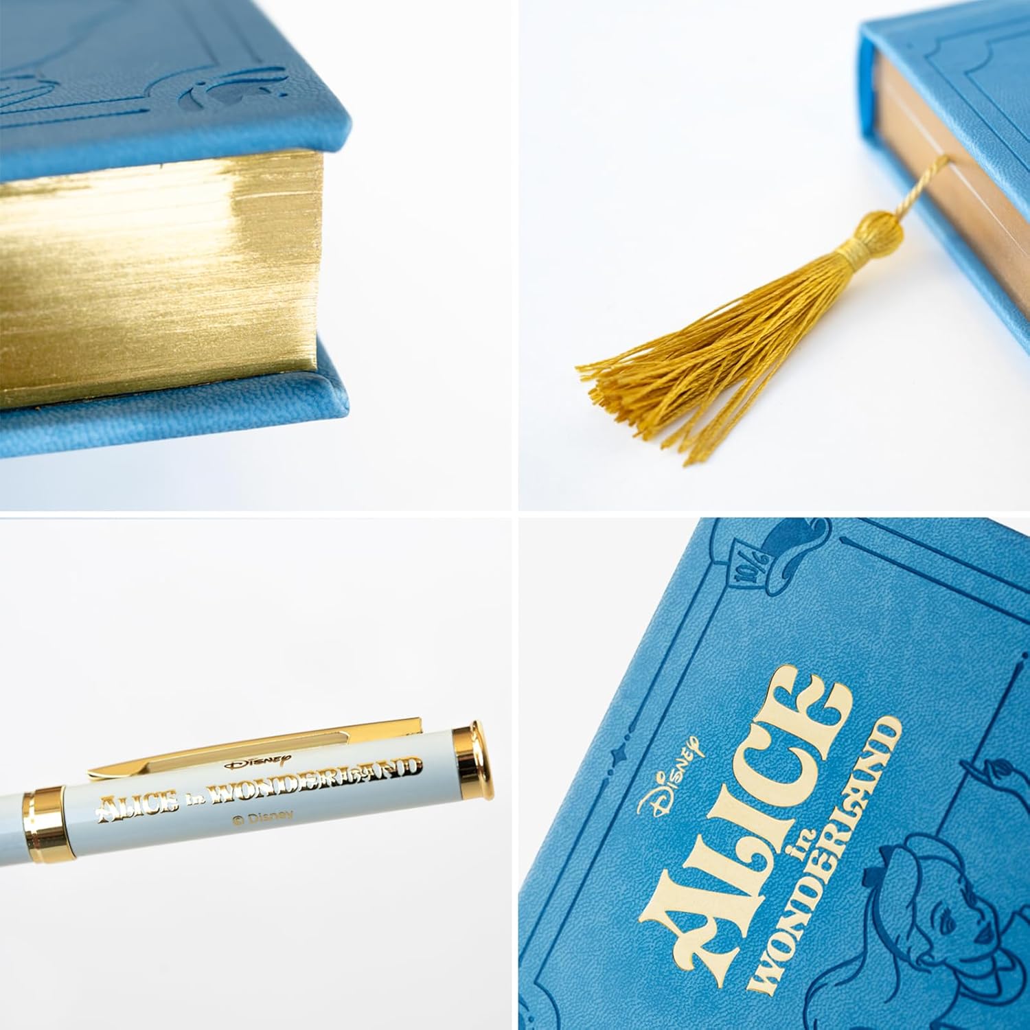 Grupo Erik Set Quaderno e Penna Alice nel Paese delle Meraviglie | Set Regalo Disney Quaderno A5 + Penna personalizzati, Copertina rigida, 400 pagine 100 g/m², Qualità Premium, Cancelleria Disney