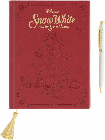 Grupo Erik Set Quaderno e Penna Biancaneve | Set Regalo Disney Quaderno A5 + Penna personalizzati, Copertina rigida, 400 pagine 100 g/m², Qualità Premium, Cancelleria Disney