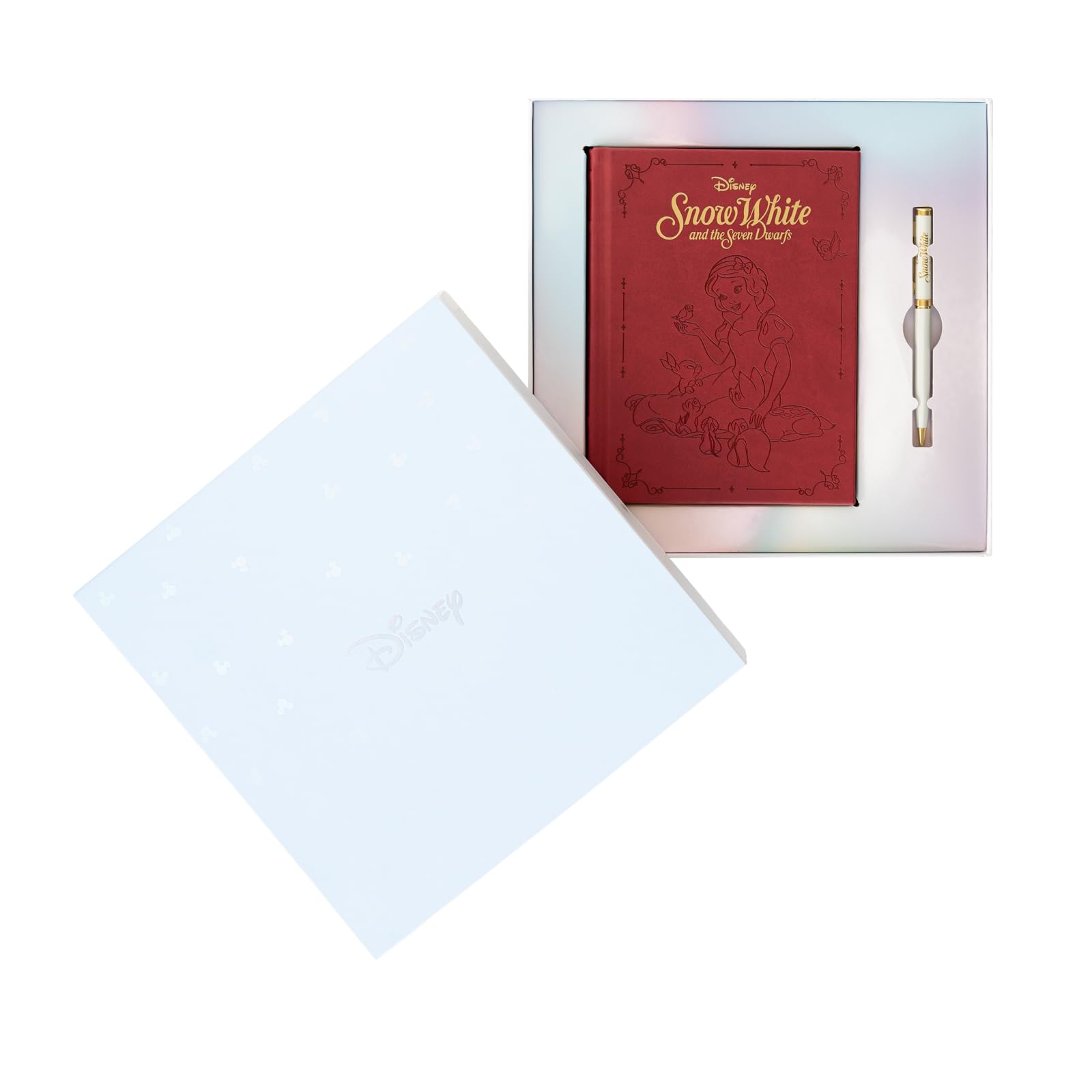 Grupo Erik Set Quaderno e Penna Biancaneve | Set Regalo Disney Quaderno A5 + Penna personalizzati, Copertina rigida, 400 pagine 100 g/m², Qualità Premium, Cancelleria Disney