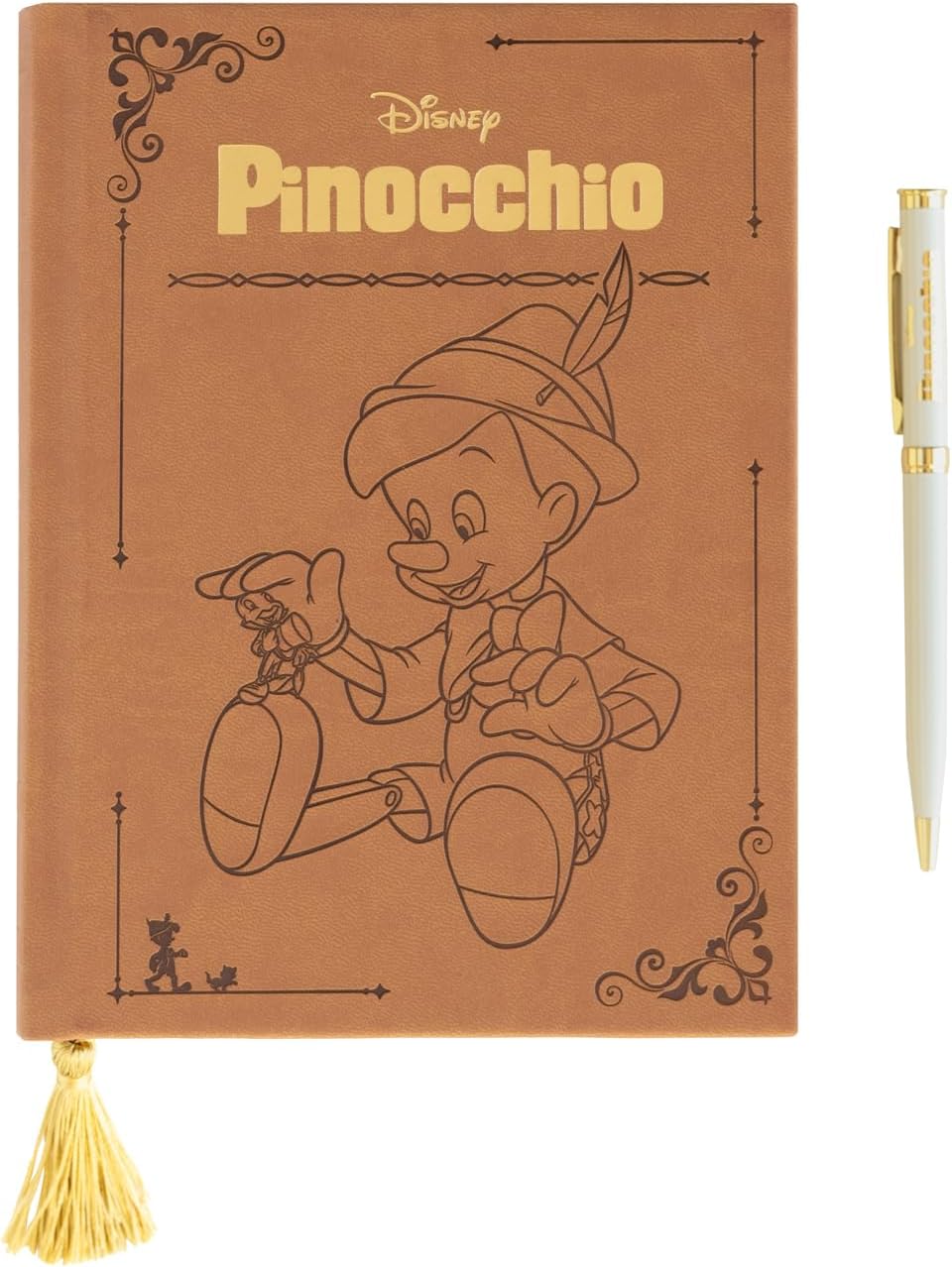 Grupo Erik Set Quaderno e Penna Pinocchio | Set Regalo Disney Quaderno A5 + Penna personalizzati, Copertina rigida, 400 pagine 100 g/m², Qualità Premium, Cancelleria Disney