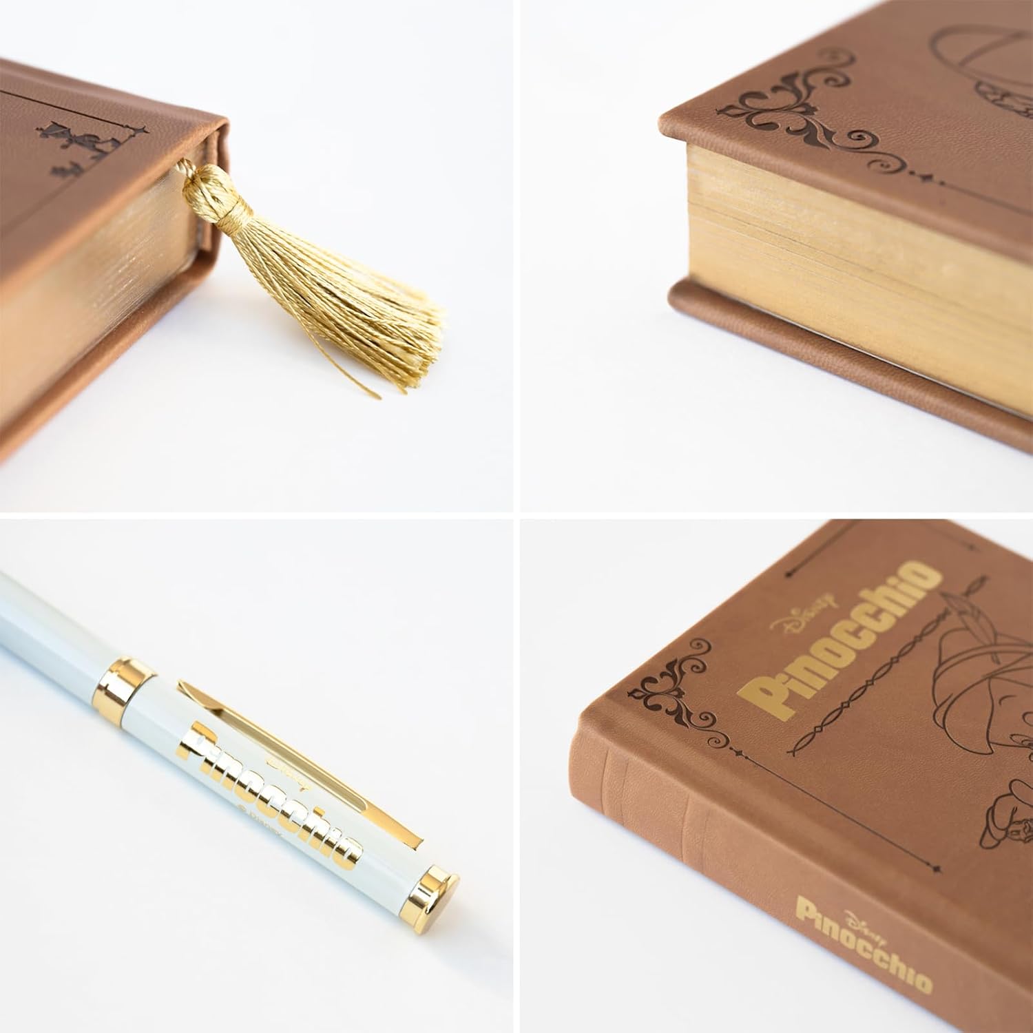 Grupo Erik Set Quaderno e Penna Pinocchio | Set Regalo Disney Quaderno A5 + Penna personalizzati, Copertina rigida, 400 pagine 100 g/m², Qualità Premium, Cancelleria Disney