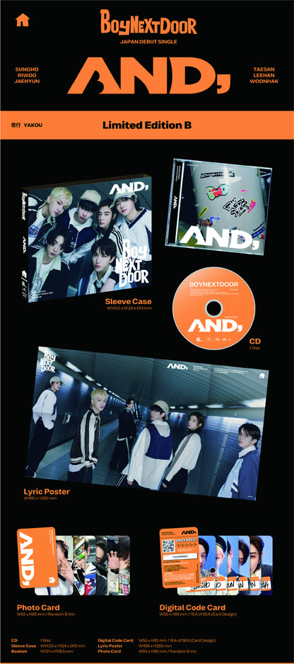 AND, (Limited Edition B)