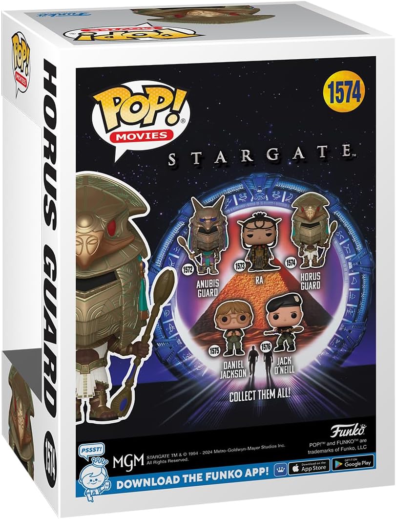 Funko Pop! Movies: Stargate – Horus Soldier Guard MT - Collectable Vinyl Figure - Gift Idea - Official Merchandise - Toys for Kids & Adults - Movies Fans - Model Figure for Collectors and Display