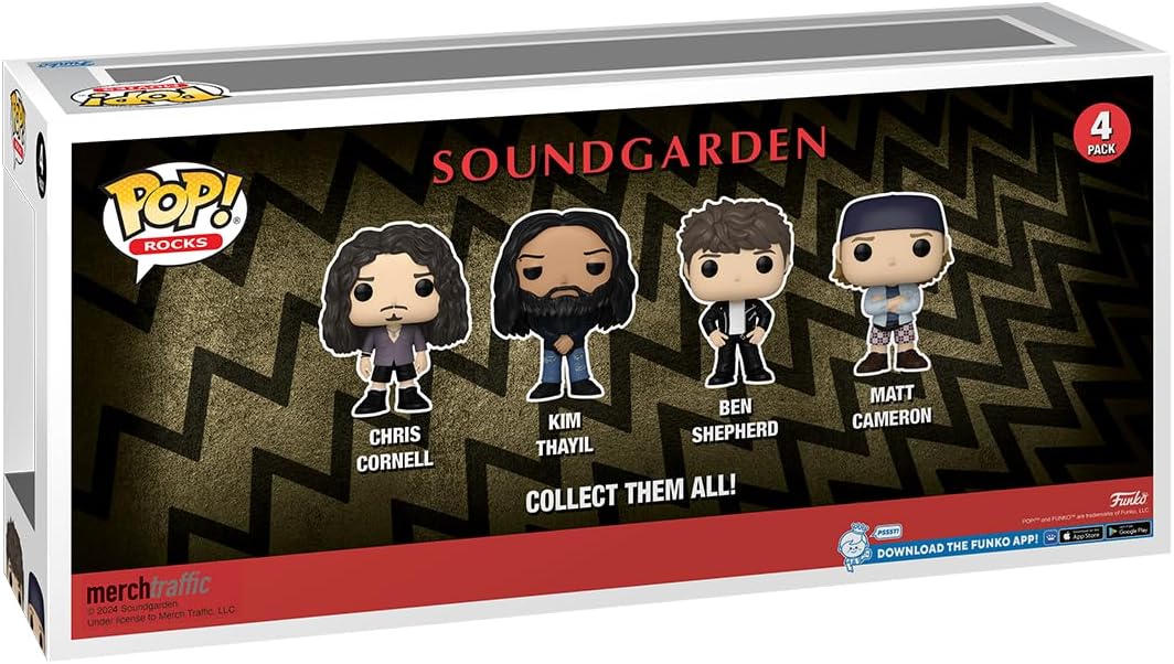 Funko POP! Rocks: Soundgarden 4pk - Collectable Vinyl Figure - Gift Idea - Official Merchandise - Toys for Kids & Adults - Music Fans - Model Figure for Collectors and Display