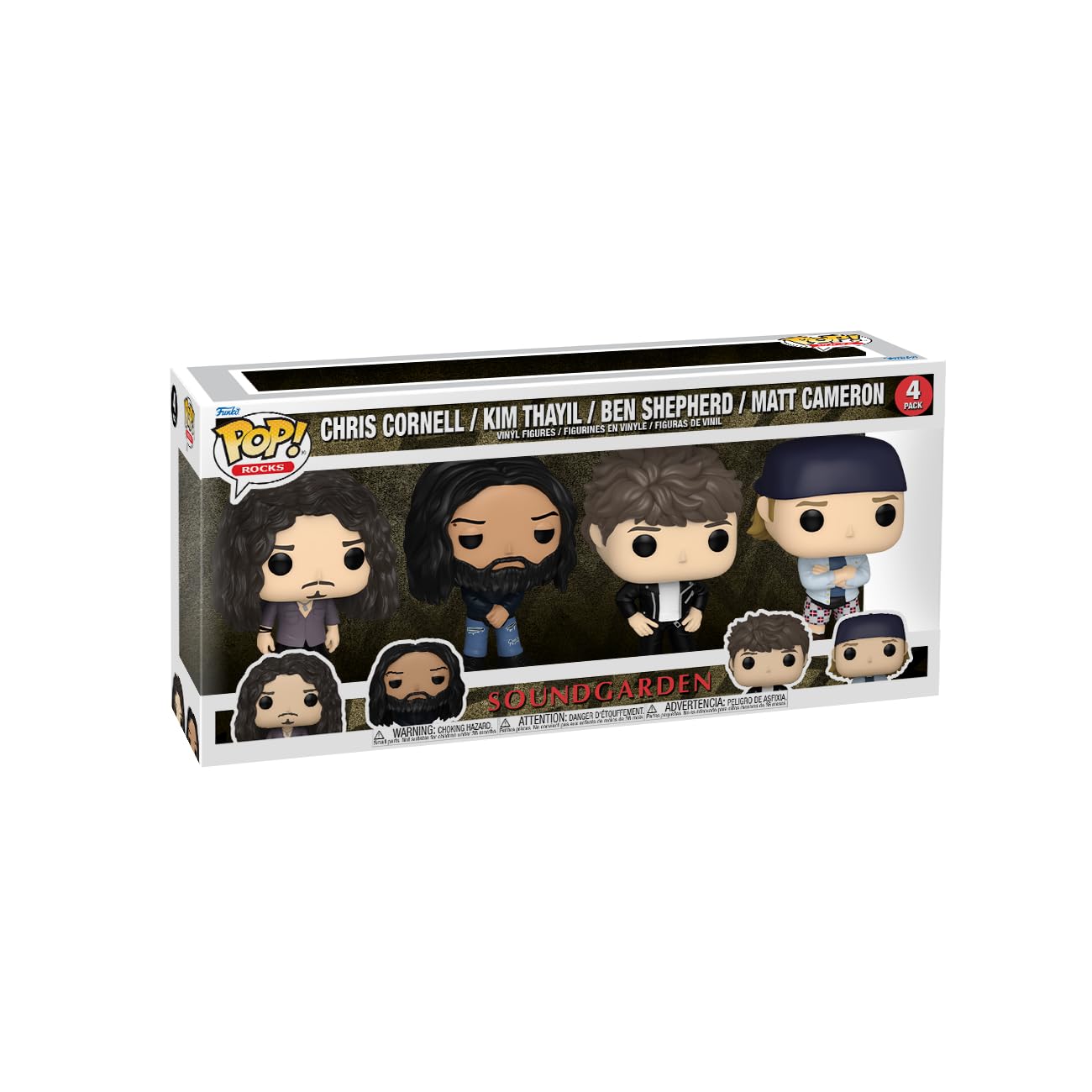 Funko POP! Rocks: Soundgarden 4pk - Collectable Vinyl Figure - Gift Idea - Official Merchandise - Toys for Kids & Adults - Music Fans - Model Figure for Collectors and Display
