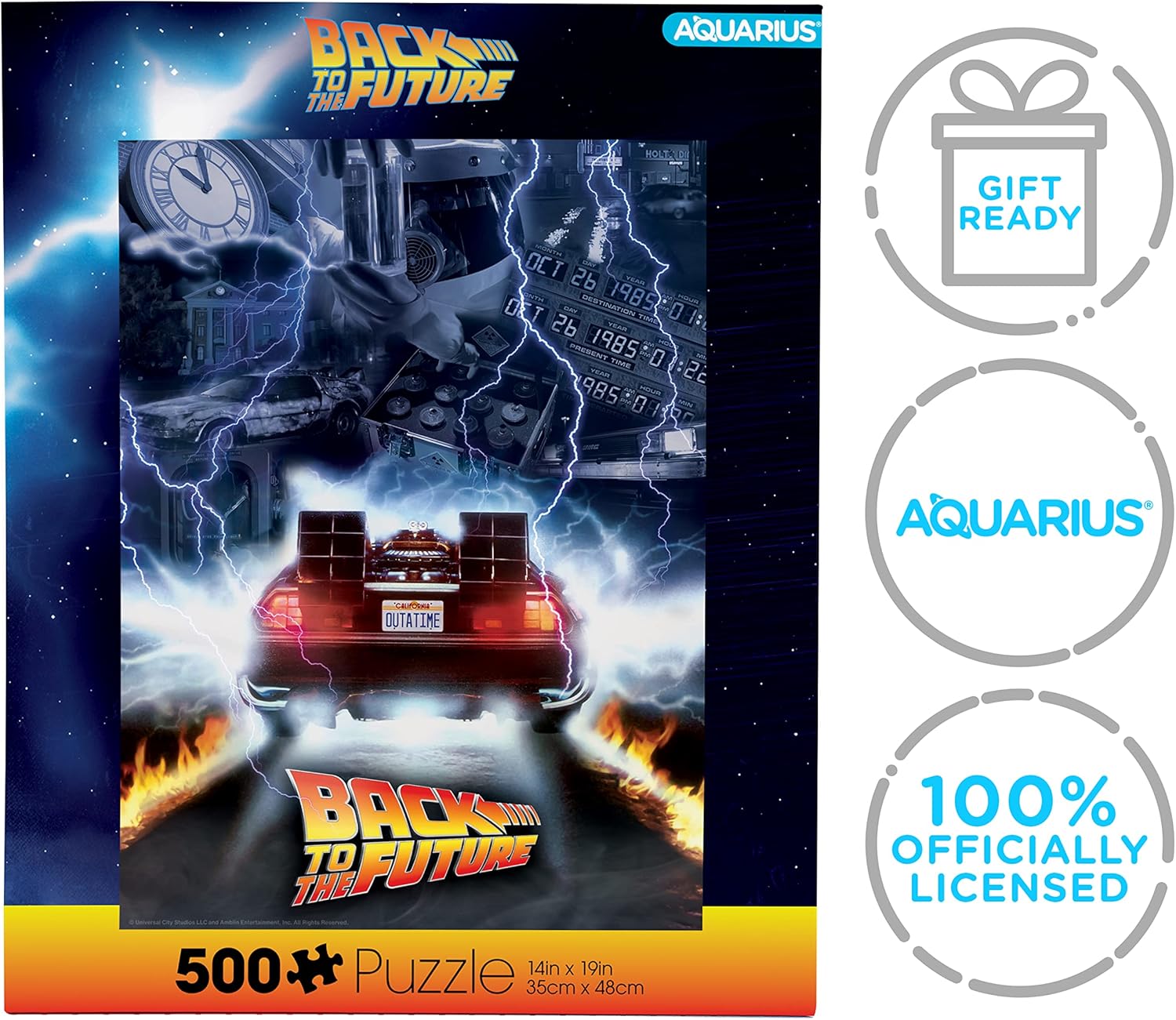 Back To The Future Out A Time 500 Piece Jigsaw Puzzle