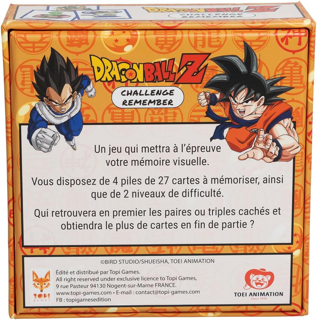 Dragon Ball Z Card Game Remember Challenge *French Version*