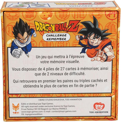 Dragon Ball Z Card Game Remember Challenge *French Version*
