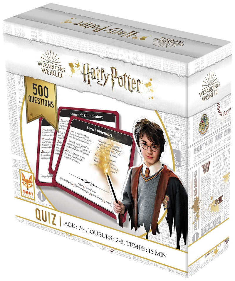 Topi Games - Harry Potter - Quiz 500 - Board Game - Card Game - Family - from 7 Years - 2-8 Players - HP-QU5-MI-108901