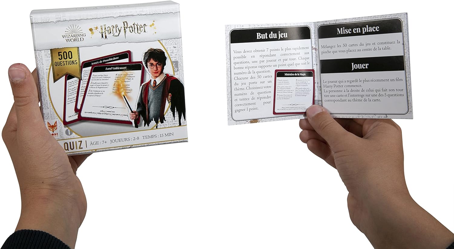 Topi Games - Harry Potter - Quiz 500 - Board Game - Card Game - Family - from 7 Years - 2-8 Players - HP-QU5-MI-108901