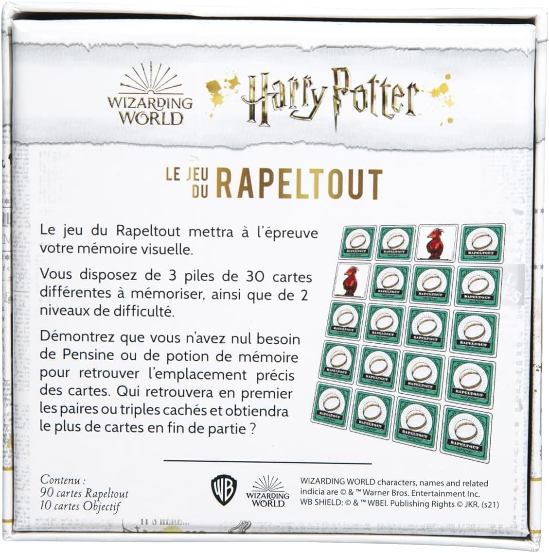 Topi Games - Harry Potter - The Rapeltout - Board Game - Card Game - Family - Ages 7+ - 2 to 8 Players - HP-RT-MI-109901