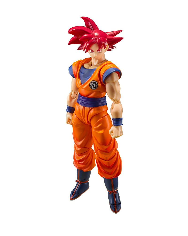 TAMASHII NATIONS - Dragon Ball Super - Super Saiyan God Son Goku -Saiyan God of Virtue-, Bandai Spirits S.H.Figuarts Action Figure