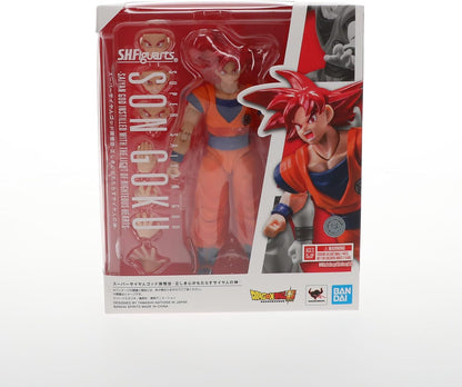 TAMASHII NATIONS - Dragon Ball Super - Super Saiyan God Son Goku -Saiyan God of Virtue-, Bandai Spirits S.H.Figuarts Action Figure