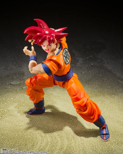 TAMASHII NATIONS - Dragon Ball Super - Super Saiyan God Son Goku -Saiyan God of Virtue-, Bandai Spirits S.H.Figuarts Action Figure