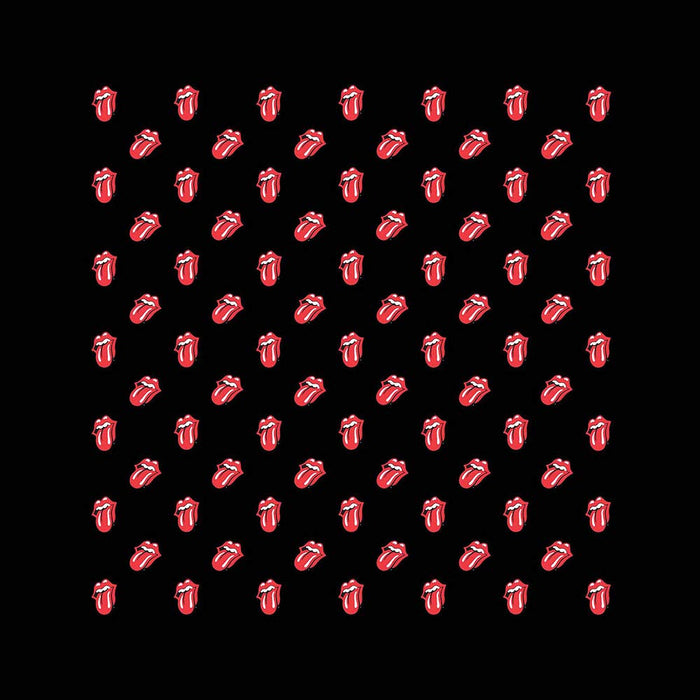 Bandana (Unisex-U) Tongues (Nero) 55Cm X 55Cm