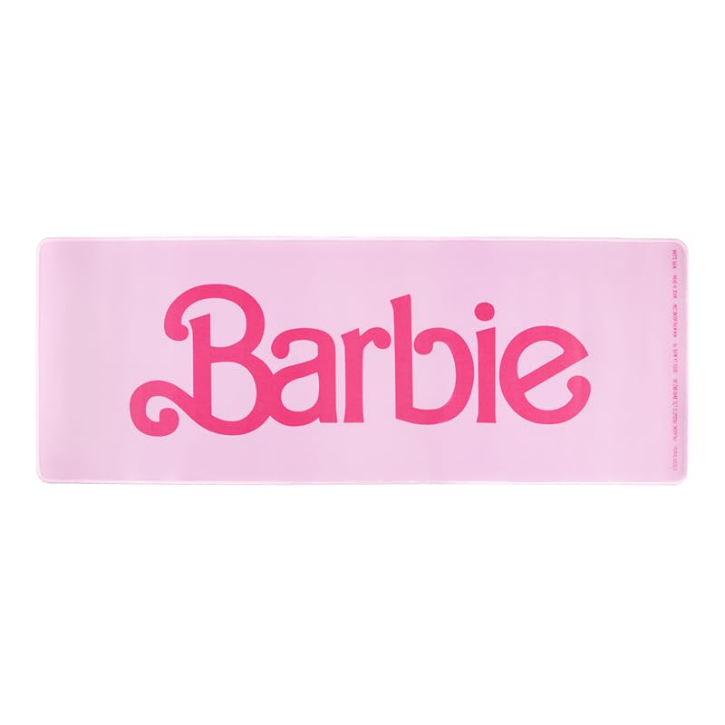 Paladone Barbie Official Licensed Large Computer Mat for Keyboard and Mouse Women and Kids Home Office Decor, Gaming Gift Desk Accessory