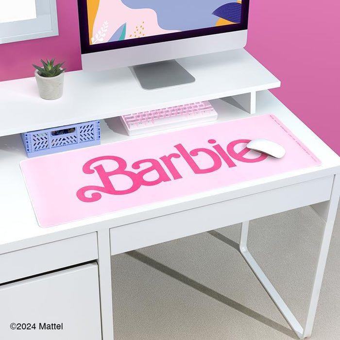 Paladone Barbie Official Licensed Large Computer Mat for Keyboard and Mouse Women and Kids Home Office Decor, Gaming Gift Desk Accessory