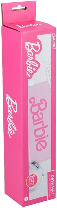 Paladone Barbie Official Licensed Large Computer Mat for Keyboard and Mouse Women and Kids Home Office Decor, Gaming Gift Desk Accessory