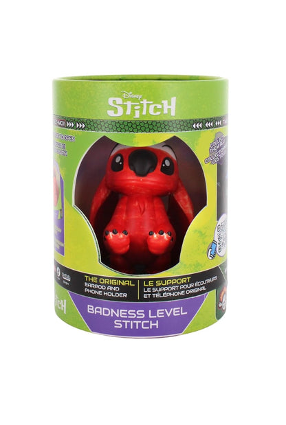 Cable Guys Holdem - 'Badness Level' Stitch Collectible Small Tech Accessories & Phone Holder/Stand (iPhone, Samsung, Earbuds, Earphones