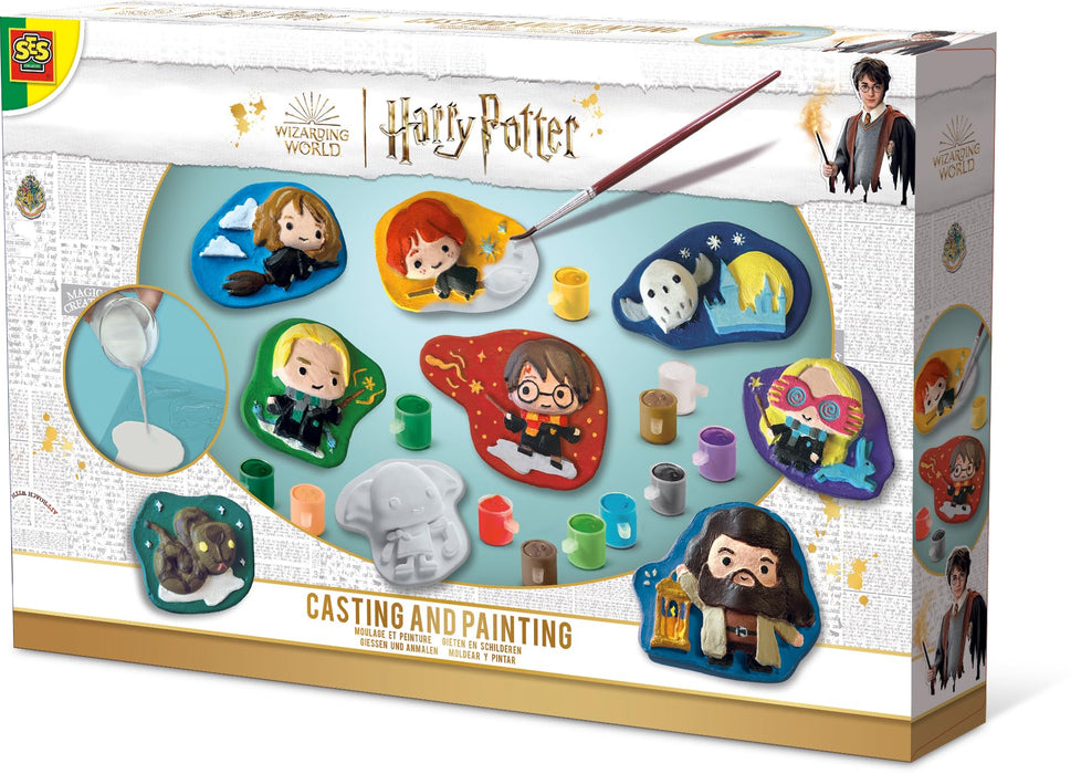 SES Creative 09344 Harry Potter Plaster of Paris Moulds Kits for Kids Including Your Favourite Harry Potter Characters Casting and Painting