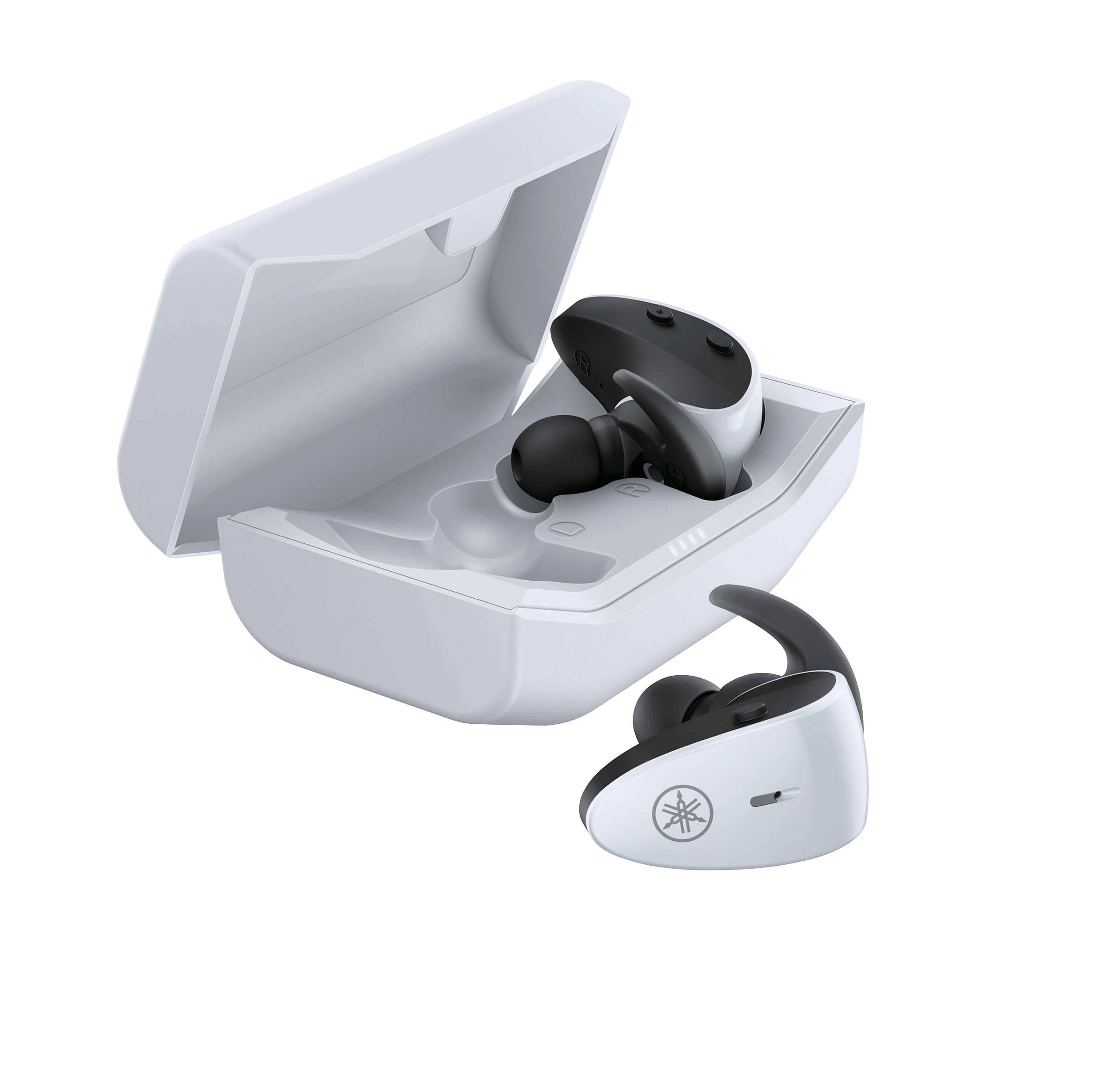 Yamaha TW-ES5A, True Wireless Sport Earbuds, with Listening Care and Ambient Sound, IPX7 waterproof, upto 34 h playback time, App with EQ controls, Colour