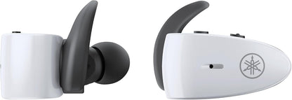 Yamaha TW-ES5A, True Wireless Sport Earbuds, with Listening Care and Ambient Sound, IPX7 waterproof, upto 34 h playback time, App with EQ controls, Colour