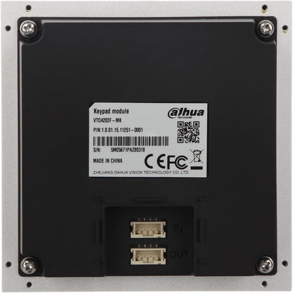 DAHUA VTO4202F-MK ESTACIÓN EXTERIOR MODULAR PARA VIDEOPPORTERO IP MIT TECLADO PARA SERIES VTO4202F-X
