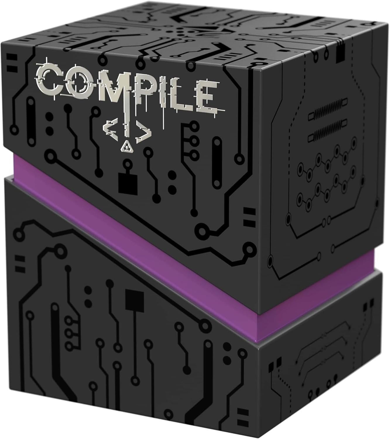 Greater Than Games: Compile: Main 1 - Area Control Strategy Card Game, Play As Competing Artificial Intelligence, Ages 14+, 2 Players, 20 Min