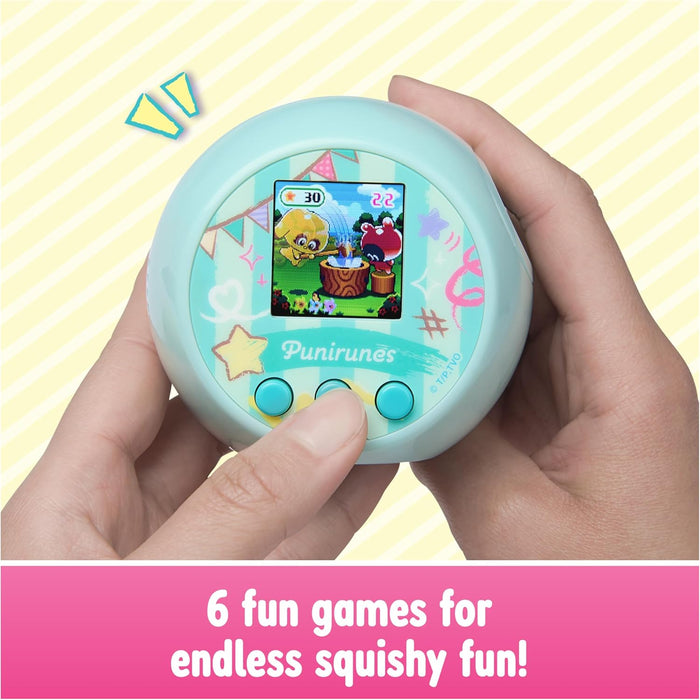 Punirunes, Interactive Digital Toy with 55 Squishy Characters Inside, Reacts to Touch, Full-Colour Display, Kids’ Toys for Girls & Boys Aged 5 and up