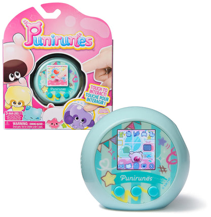 Punirunes, Interactive Digital Toy with 55 Squishy Characters Inside, Reacts to Touch, Full-Colour Display, Kids’ Toys for Girls & Boys Aged 5 and up