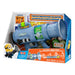Despicable Me 4 The Ultimate Fart Blaster; Blasts out REAL Fart Rings of fog; Plays 15 Different Fart Sounds Lights Up and Emits Smells; It Includes 2 Different Scented Fart Formulas