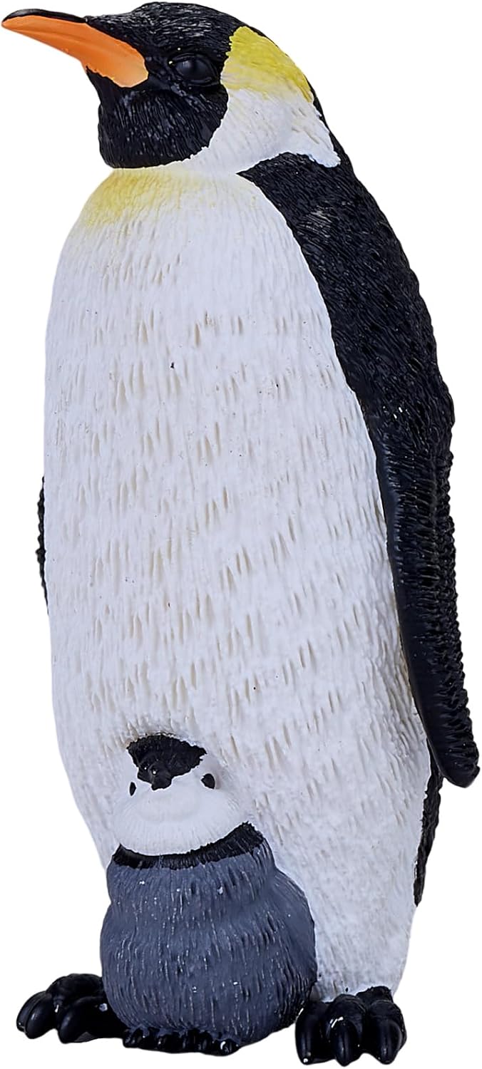 MOJO – Emperor Penguin with Chick | Hand-Painted Toy Figure | Sealife Collection | True to Life & Highly Detailed | Designed in UK