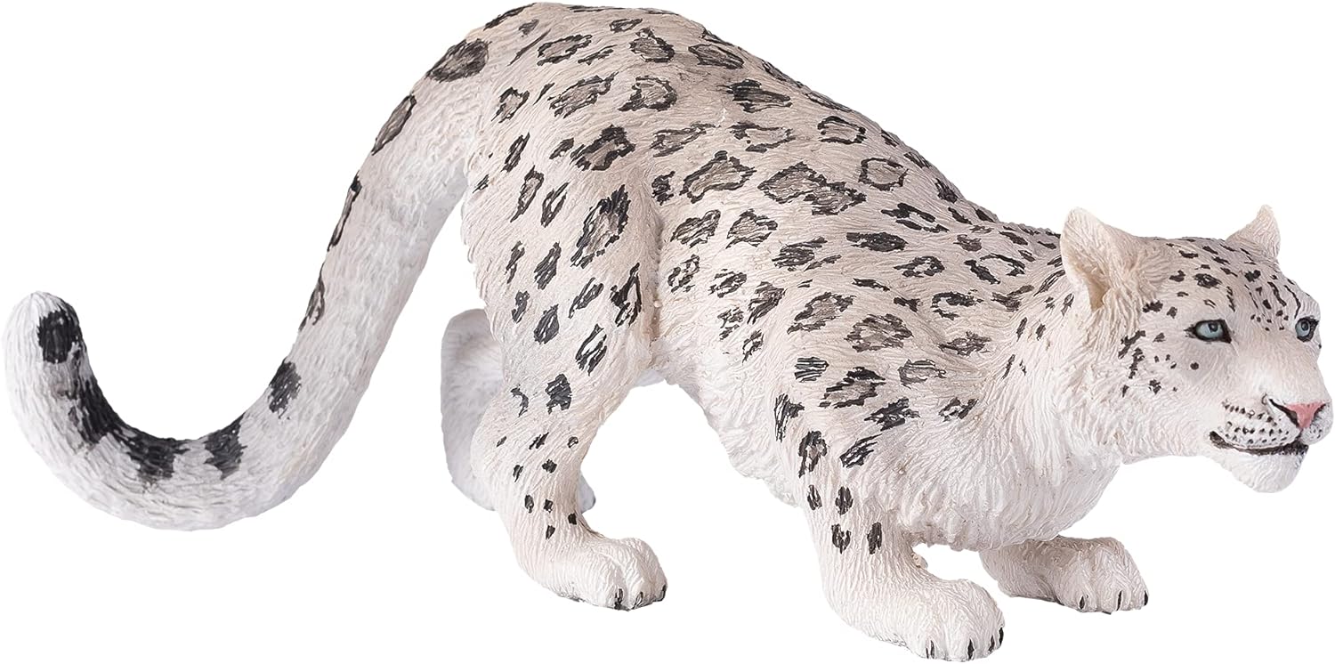 MOJO – Snow Leopard | Hand-Painted Toy Figure | Wildlife Collection | True to Life & Highly Detailed | Designed in UK