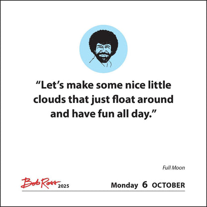 Bob Ross 2025 Day-to-Day Calendar