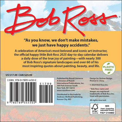 Bob Ross 2025 Day-to-Day Calendar