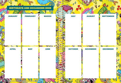 SpongeBob SquarePants 12-Month 2025 Planner Calendar