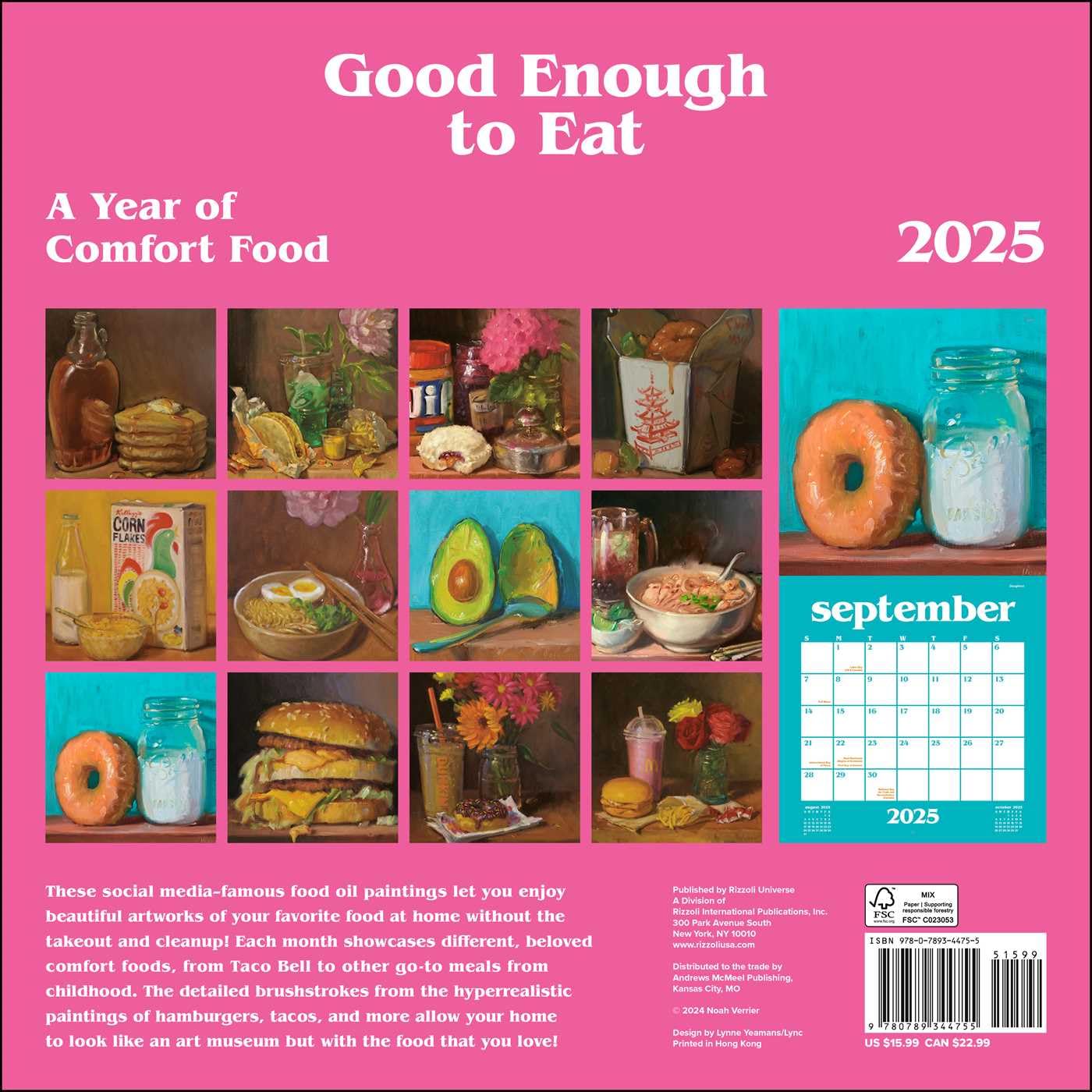Good Enough to Eat 2025 Wall Calendar