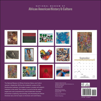 National Museum of African American History and Culture 2025 Wall Calendar