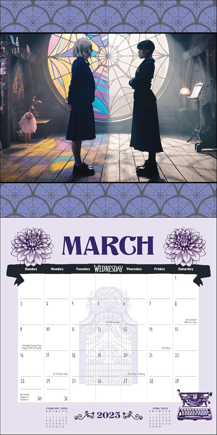 Wednesday 2025 Wall Calendar