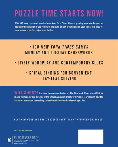 New York Times Games Easiest Crosswords Volume 2: 100 Easy Crossword Puzzles