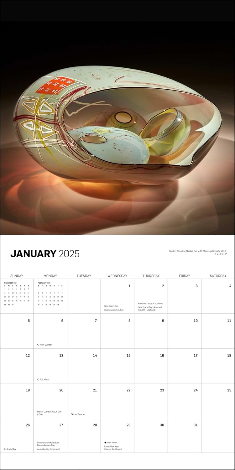 Chihuly 2025 Wall Calendar