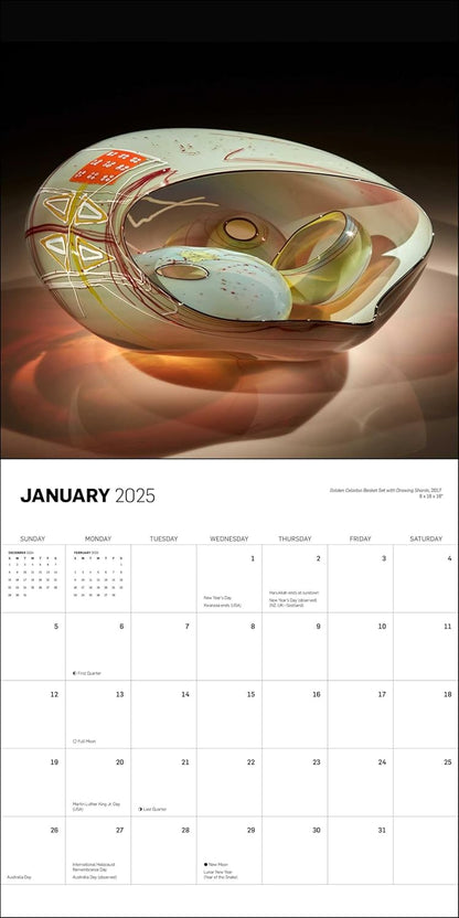 Chihuly 2025 Wall Calendar