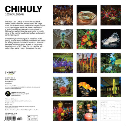 Chihuly 2025 Wall Calendar