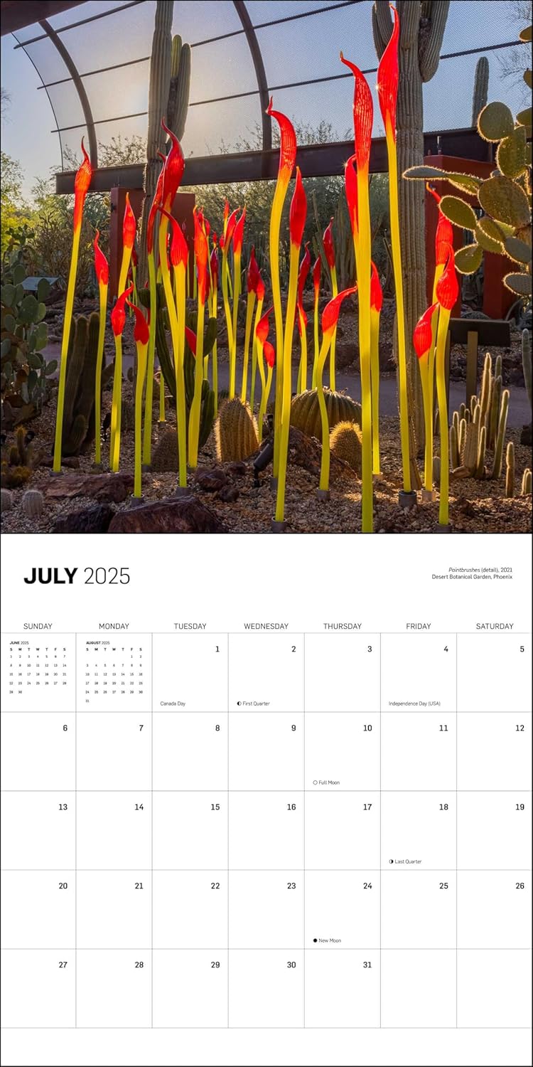 Chihuly 2025 Wall Calendar