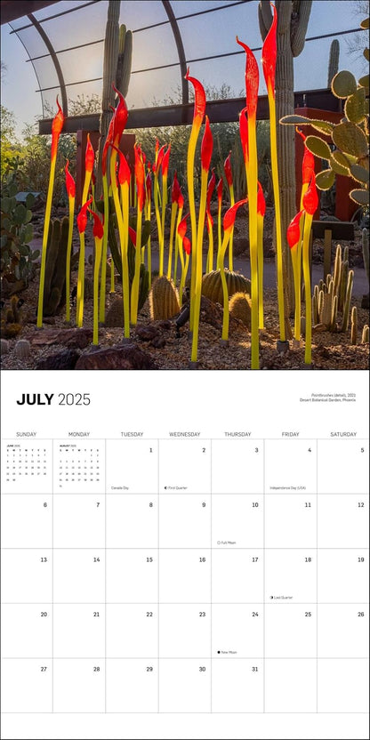 Chihuly 2025 Wall Calendar